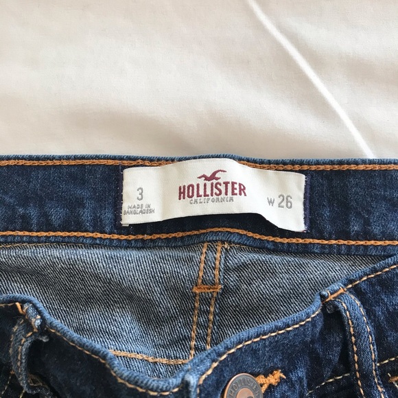 🏷️Buy 4 get 1 Free🏷️ Hollister Jean Shorts No Rips - Picture 3 of 6